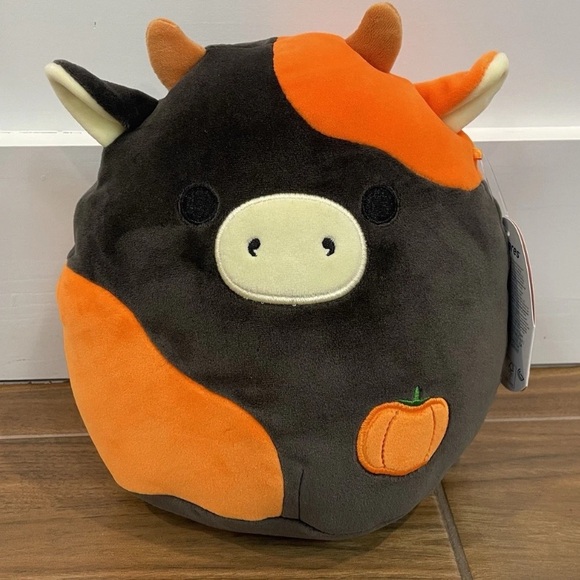 Jefferson Halloween Cow Squishmallow Rare HTF NWT - Picture 7 of 7